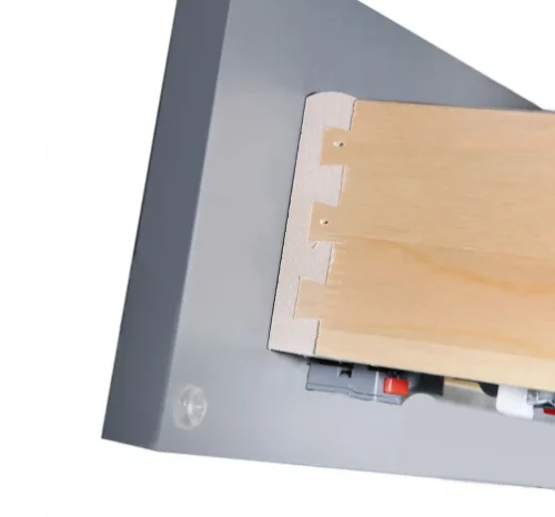 Close-up of a US Cabinet Depot dovetail drawer box